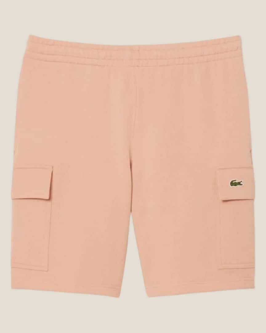 Cotton Fleece Cargo Shorts