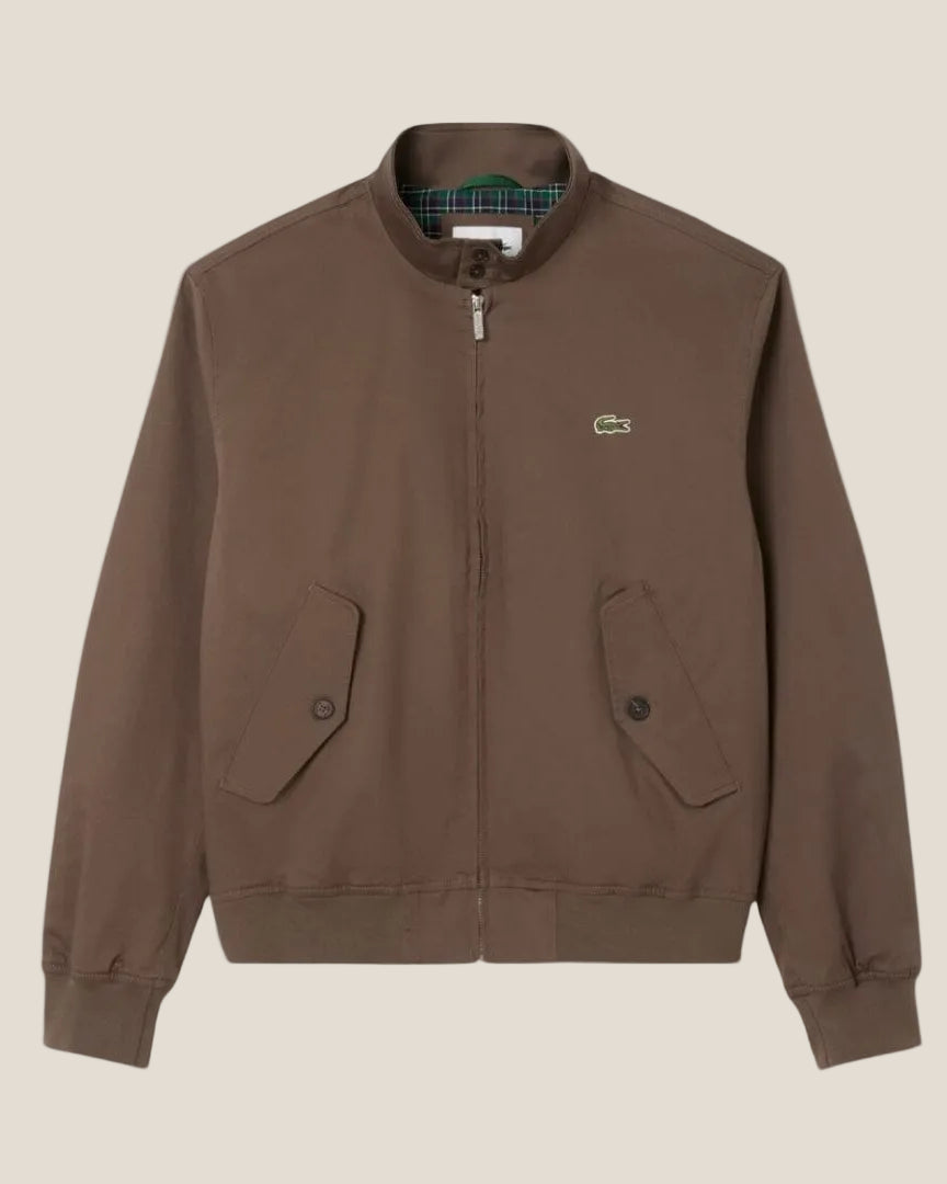 Water-Repellent Twill Harrington Jacket