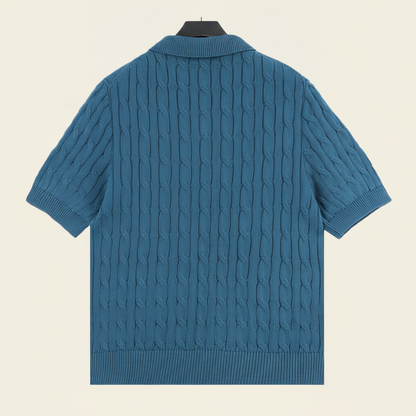 Spurs Knitted Polo Shirt Teal