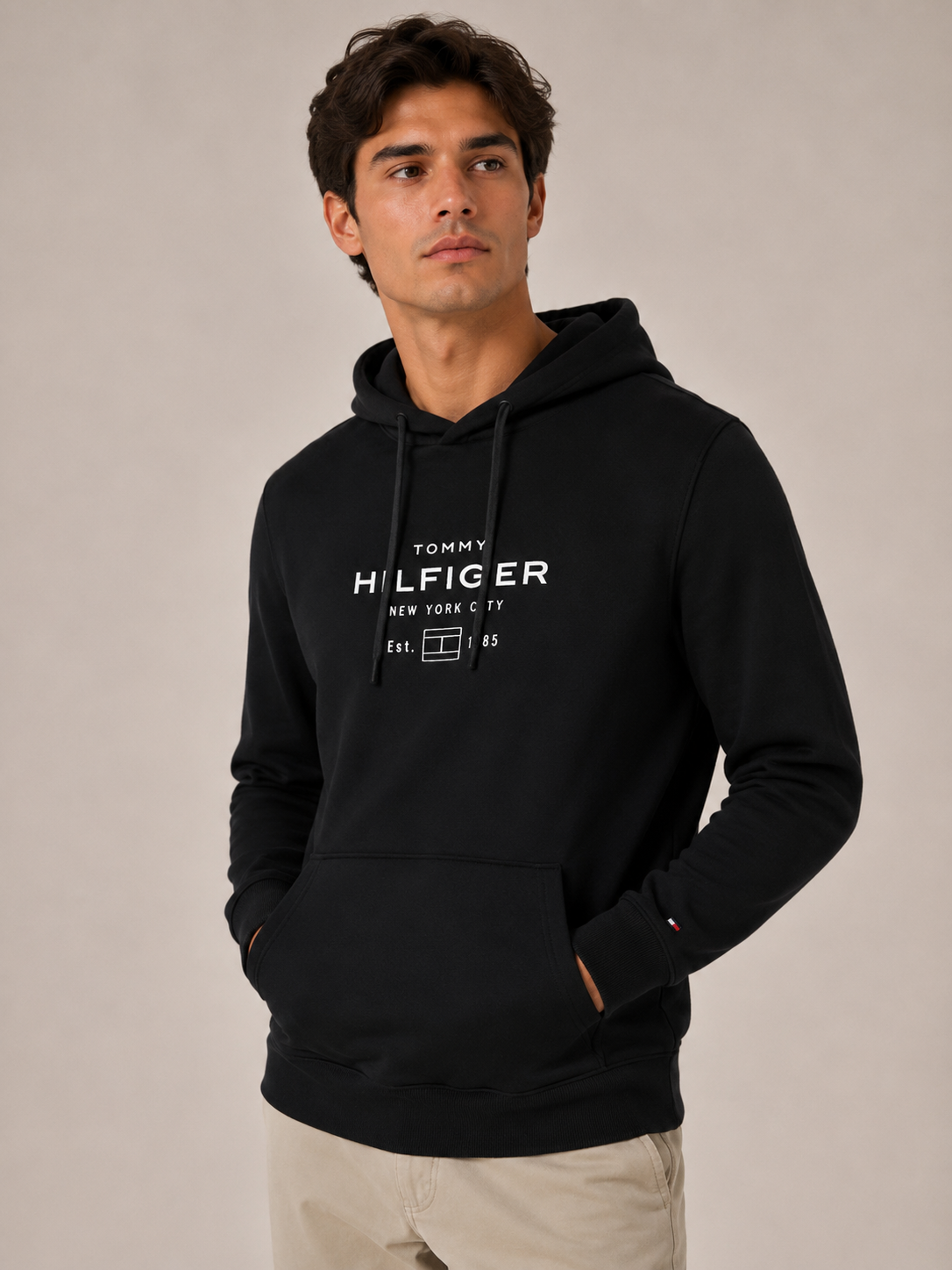 Felpa Con Cappuccio Oval Graphic