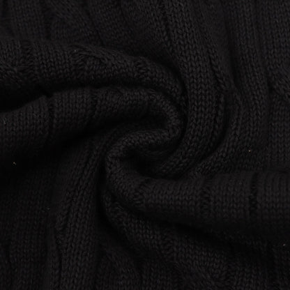 Spurs Knitted Polo Shirt Black