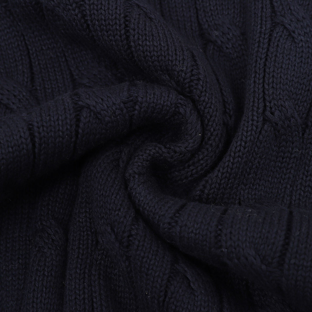 Spurs Knitted Polo Shirt Navy