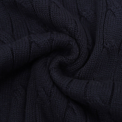 Spurs Knitted Polo Shirt Navy