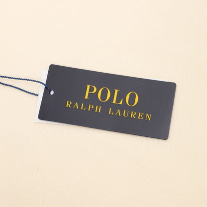 Pony Lapel Striped Polo Shirt Cream
