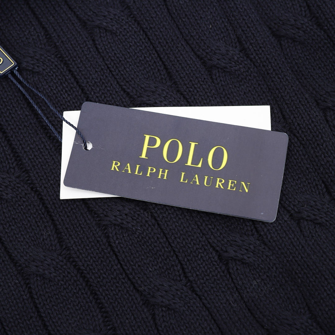 Spurs Knitted Polo Shirt Navy