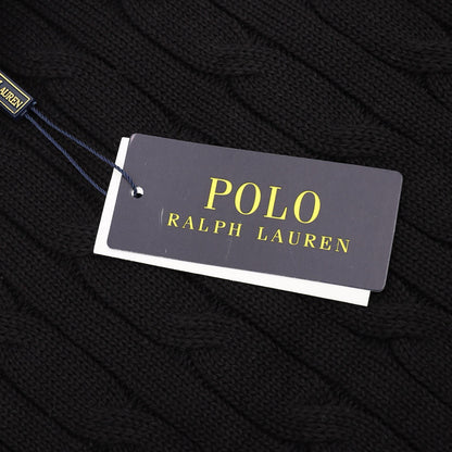 Spurs Knitted Polo Shirt Black