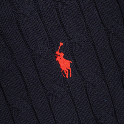 Spurs Knitted Polo Shirt Navy