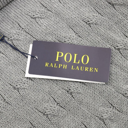 Spurs Knitted Polo Shirt Gray