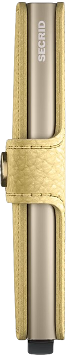 - RFID Protected Mini Wallet - Pebble - Butter Yellow