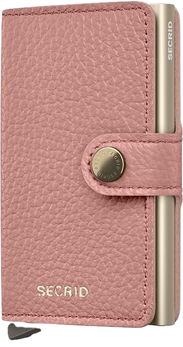 - RFID Protected Mini Wallet - Pebble - Rose