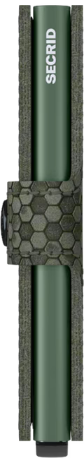 - RFID Protected Mini Wallet - Hexagon - Green