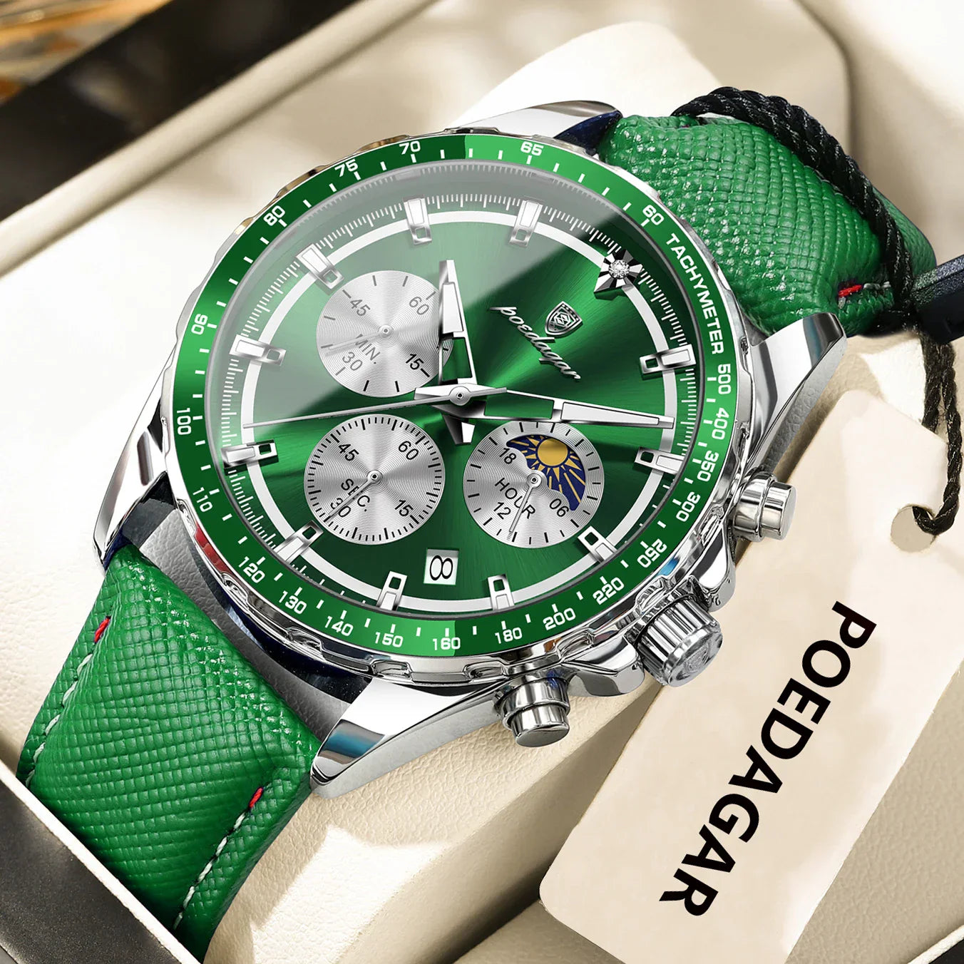 POEDAGAR Sport Chrono-Uhr
