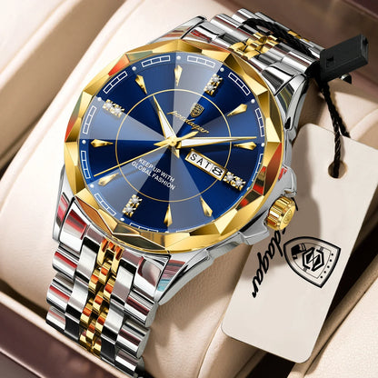 POEDAGAR Royal Steel Armbanduhr