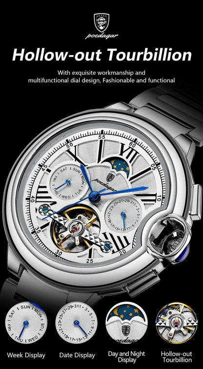 POEDAGAR Royal Automatic Watch