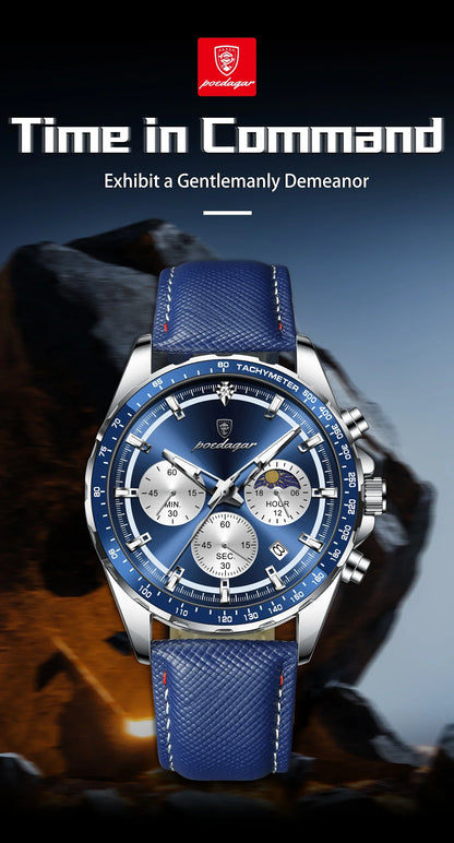 POEDAGAR Sport Chrono-Uhr