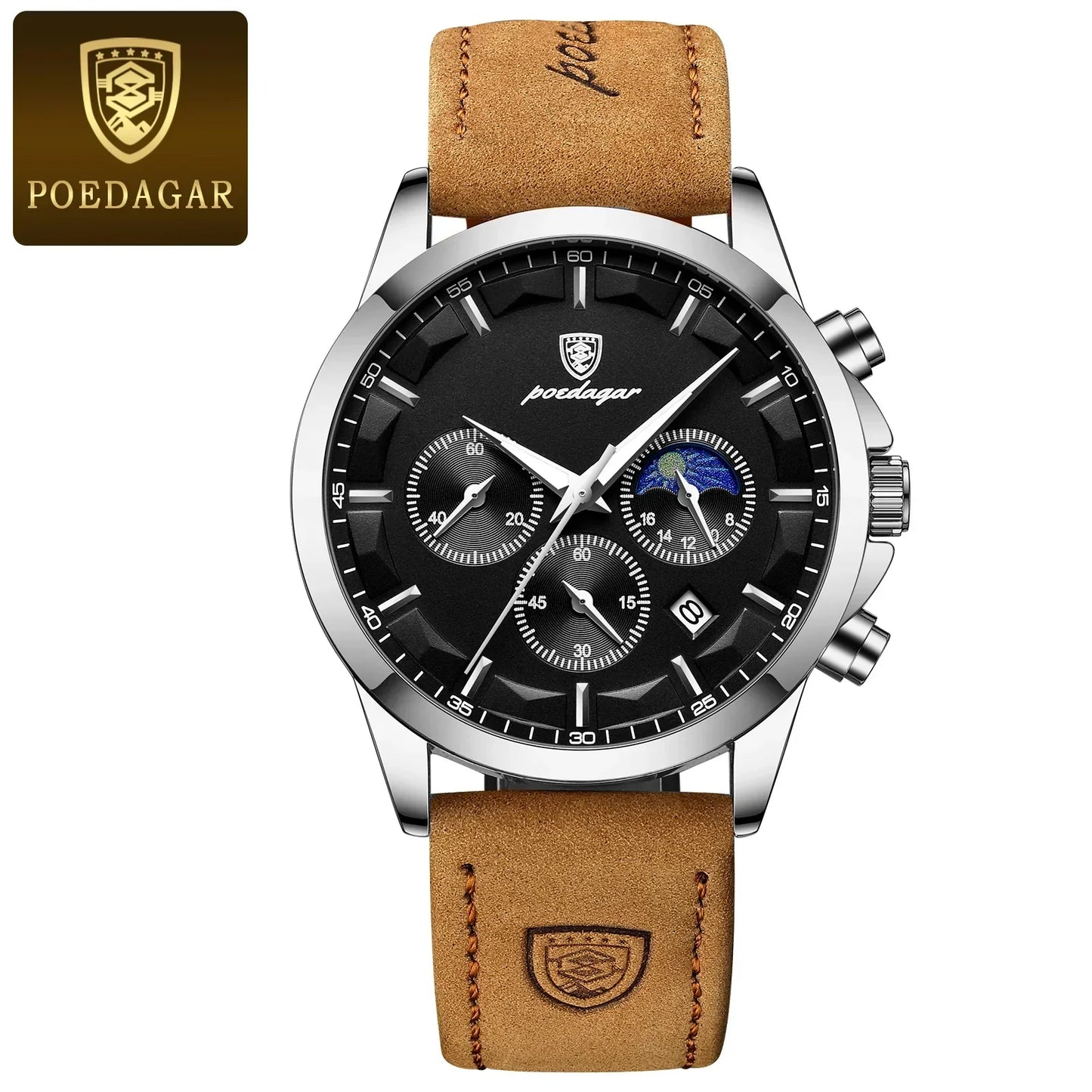 POEDAGAR Vanguard Chronograph Watch