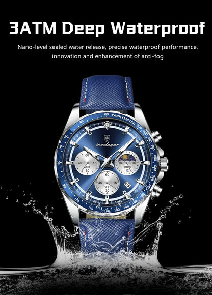 POEDAGAR Sport Chrono-Uhr