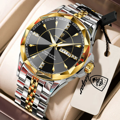 POEDAGAR Royal Steel Armbanduhr