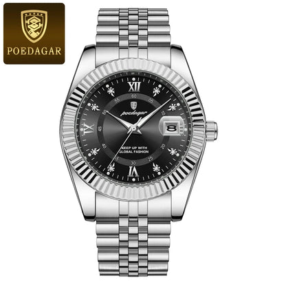 POEDAGAR Prestige Datum Uhr