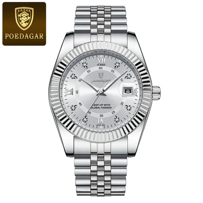 POEDAGAR Prestige Datum Uhr
