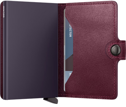 - RFID Protected Mini Wallet - Original - Cranberry