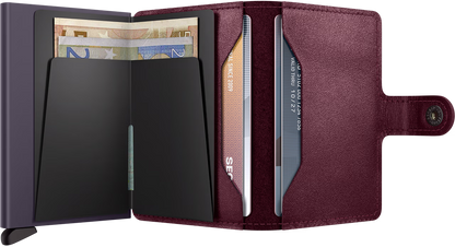 - RFID Protected Mini Wallet - Original - Cranberry
