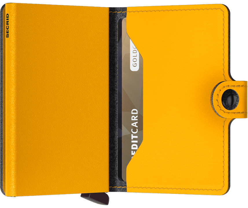 - RFID Protected Mini Wallet - Yard - Ochre
