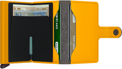 - RFID Protected Mini Wallet - Yard - Ochre