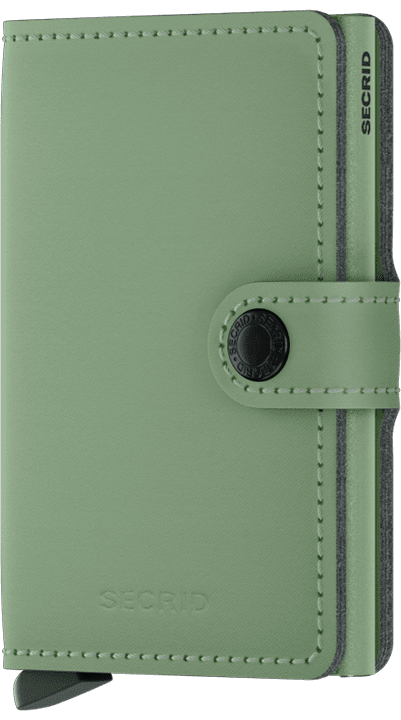 - RFID Protected Mini Wallet - Yard - Pistachio