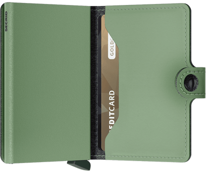 - RFID Protected Mini Wallet - Yard - Pistachio