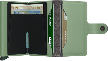 - RFID Protected Mini Wallet - Yard - Pistachio