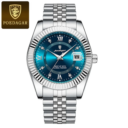 POEDAGAR Prestige Datum Uhr