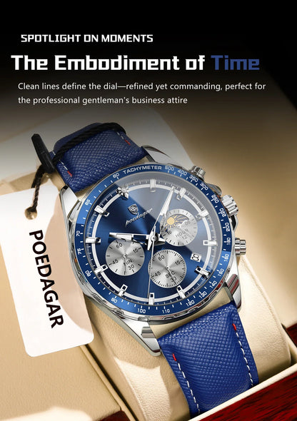 POEDAGAR Sport Chrono-Uhr