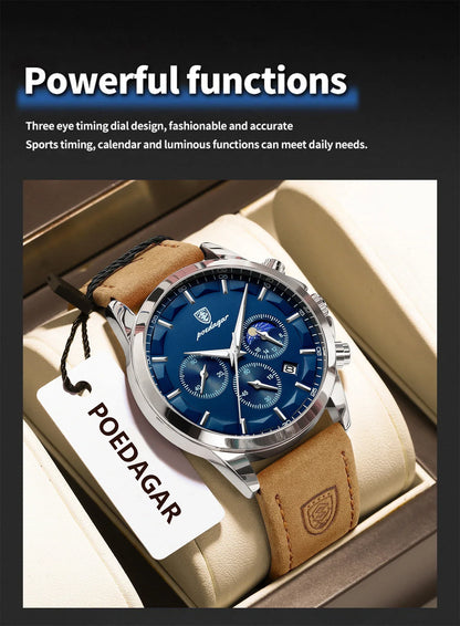 POEDAGAR Vanguard Chronograph Watch