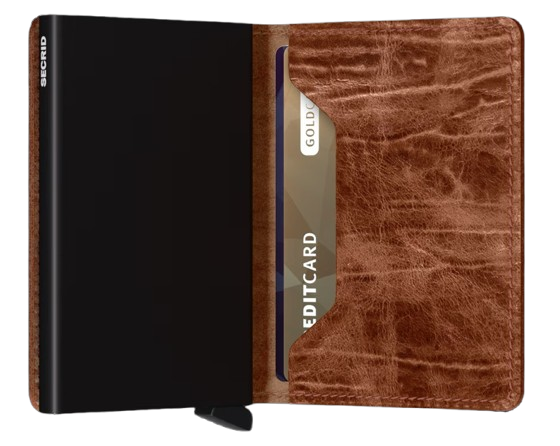 - RFID Protected Slim Wallet - Dutch Martin - Whiskey