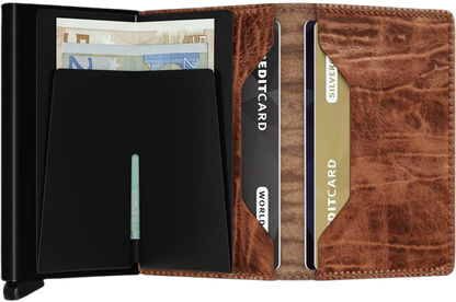- RFID Protected Slim Wallet - Dutch Martin - Whiskey