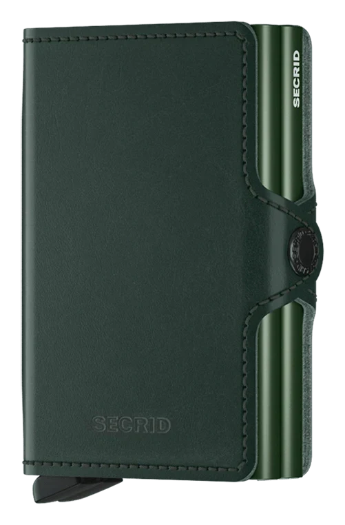 - RFID Protected Twin Wallet - Original - Green