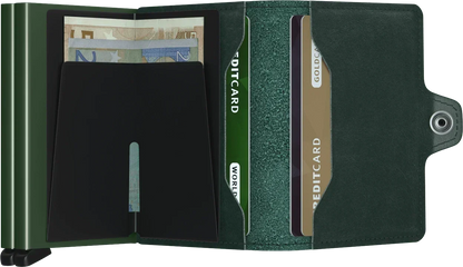 - RFID Protected Twin Wallet - Original - Green