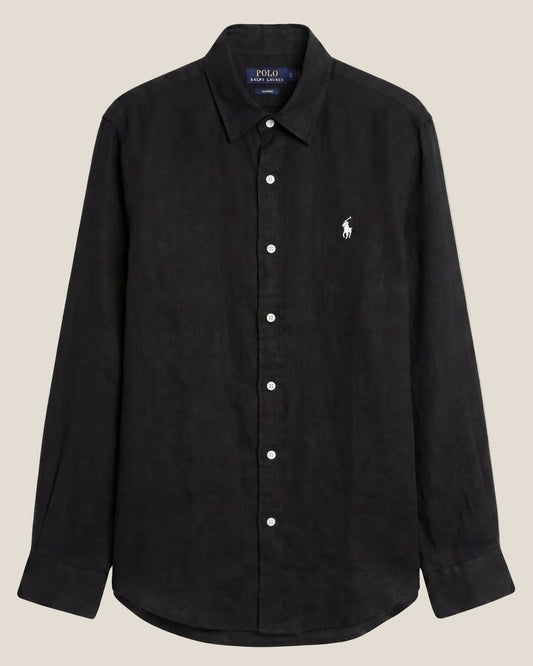 Ralph Lauren Linen/Remi Blend Shirt, Black