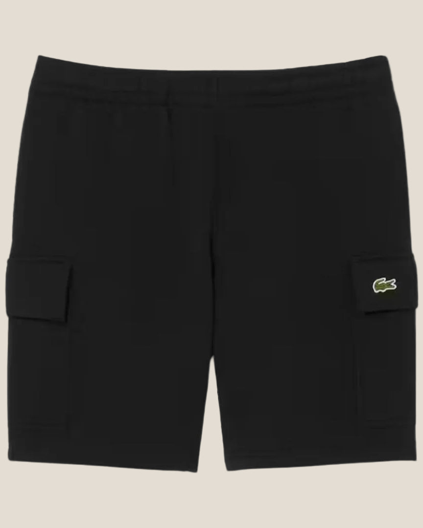 Cotton Fleece Cargo Shorts