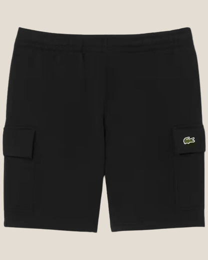 Cotton Fleece Cargo Shorts