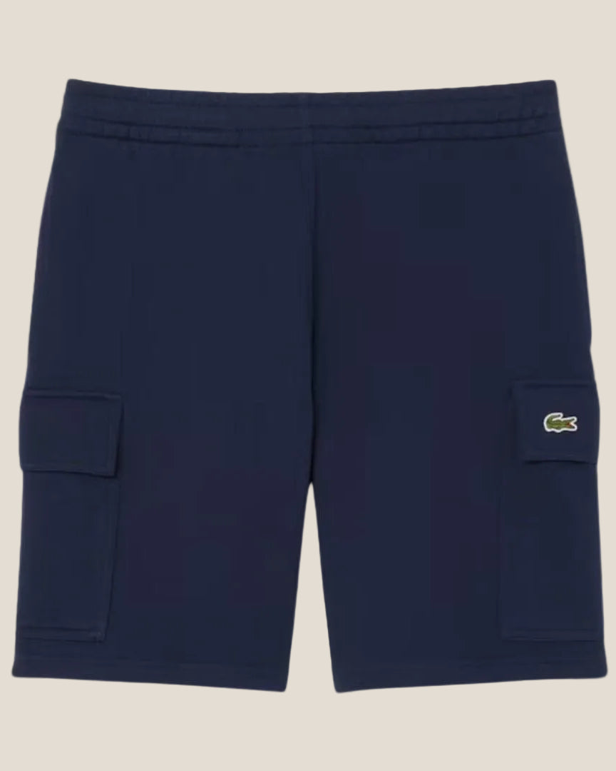 Cotton Fleece Cargo Shorts