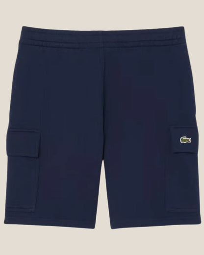 Cotton Fleece Cargo Shorts
