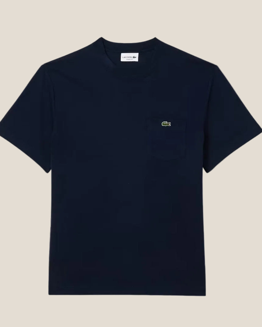 Cotton T-shirt with Breast Pocket