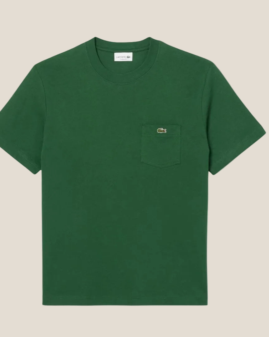 Cotton T-shirt with Breast Pocket