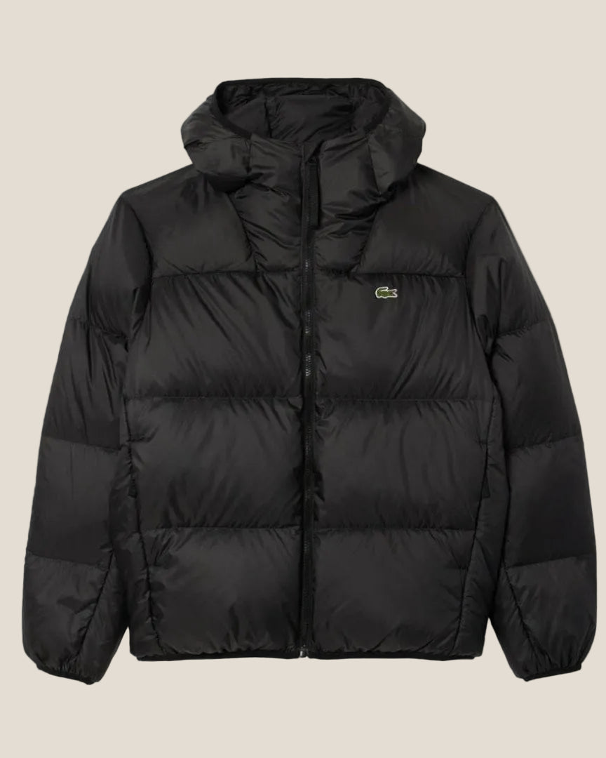 Lacoste Wasserabweisende Steppjacke mit Kapuze
