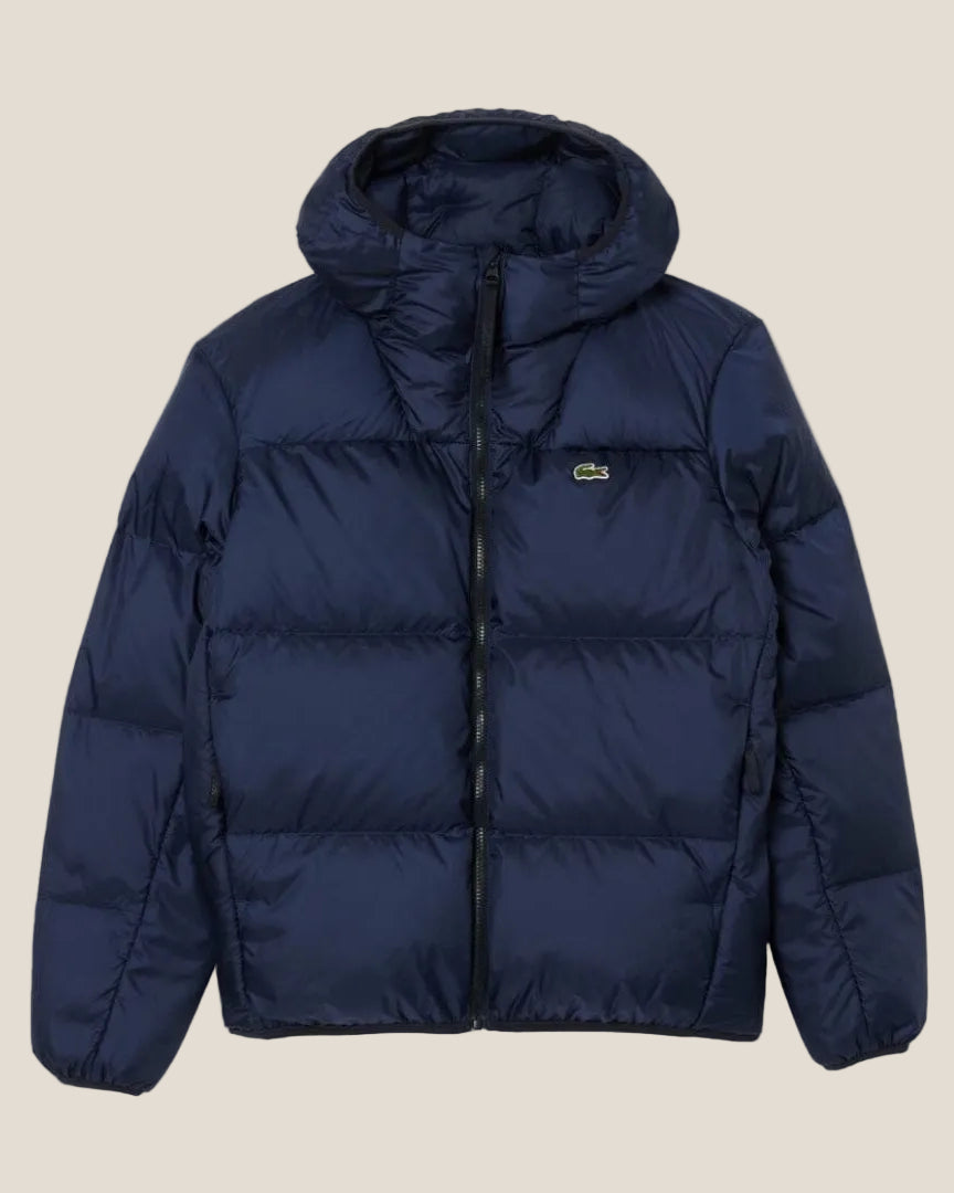 Lacoste Wasserabweisende Steppjacke mit Kapuze