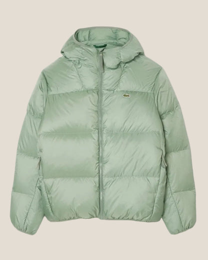 Lacoste Wasserabweisende Steppjacke mit Kapuze