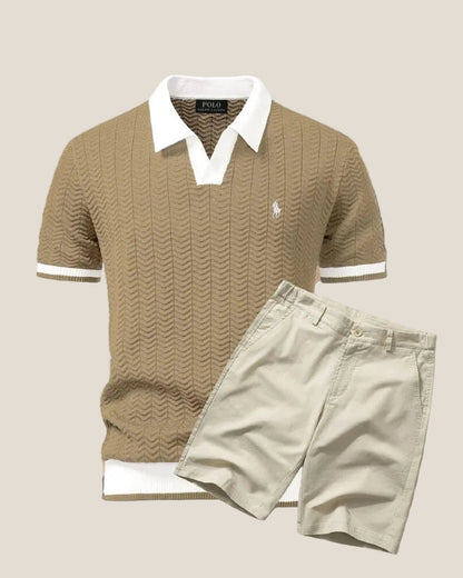 Old Money Polo Shirt + Shorts Set