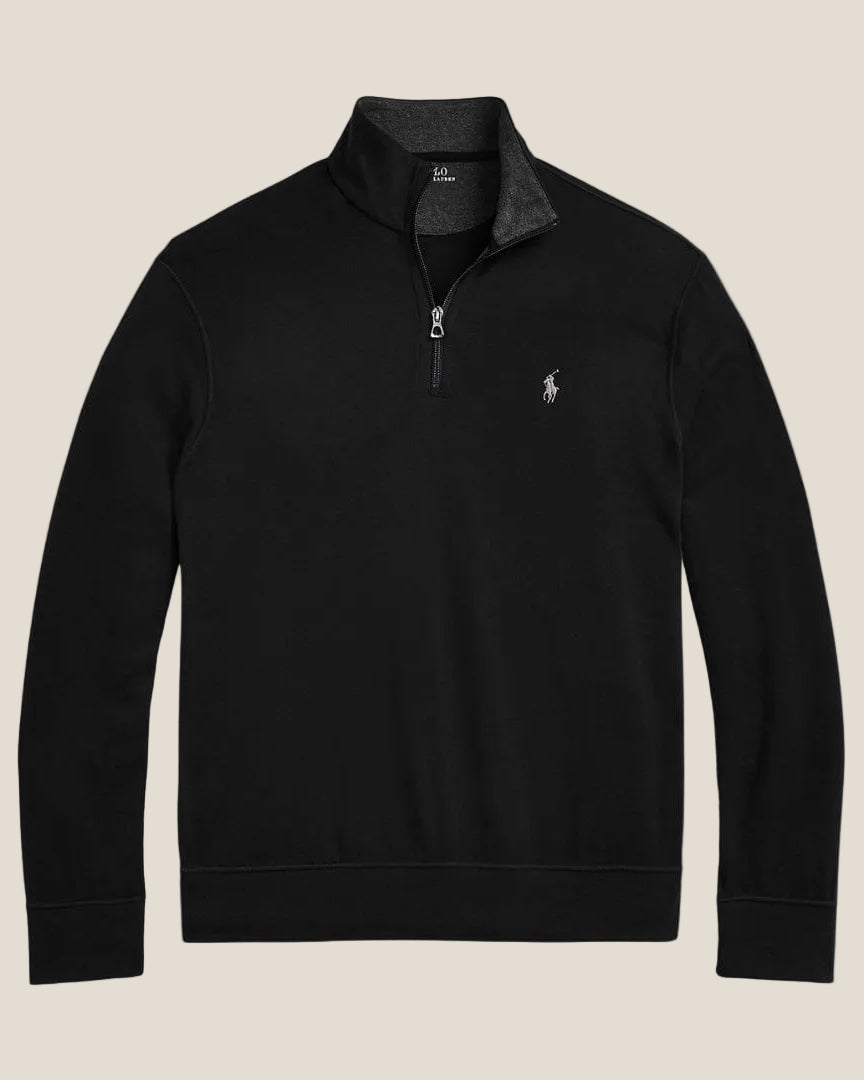 Luxury Jersey Quarter-Zip Pullover